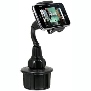 Macally mCup Adjustable Cup Holder for All Portable Devices in Vehicle (Black)