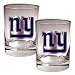 New York Giants 2pc 14oz Rocks Glass Set - Primary logo NFL Football