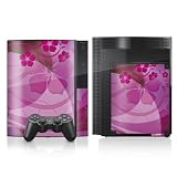 Design Skins for Sony Playstation 3 [2 sides] - Lila Blumen Design Folie