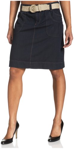 Jeanstar Women's Lana Belted Denim Skirt