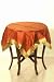 Rust Sari Table linen /table cloth / Topper - Custom Made
