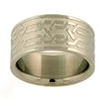 Stainless Steel Ring 316L New Design Flat Band Polish Satin Finish 9mm Width by Bucasi