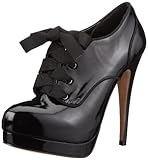Buffalo London 22634CH-971 PATENT PU 134975, Damen Fashion Halbstiefel & Stiefeletten, Schwarz (BLACK 01), EU 37