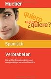 Produkt-Bild: Verbtabellen Spanisch: Die wichtigsten regelm&auml;&szlig;igen und unregelm&auml;&szlig;igen Verben im &Uuml;berblick
