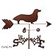 LONG HAIR DACHSHUND Dog Weathervane