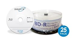 DIGISTOR 50GB BD-R Media, 6X (25 pack)