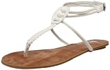 Best Prices sandals:Miss Me Women's Finch-9 T-Strap Sandal,White,8 M US