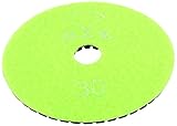 uxcell ダイヤモンド研磨パッド　大理石ダイヤモンド研磨パッド　樹脂　グリーンイエロー　ブラック