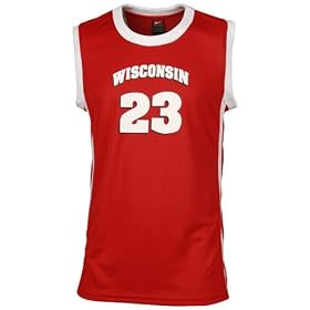 Nike Wisconsin Badgers #23 Red Youth Replica Basketball Jersey