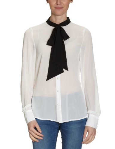 VILA CLOTHES Damen Bluse, 14008996, Gr. 40, Wei&szlig; (WHITE) Preisvergleich