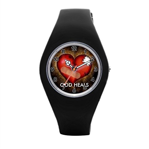 Betterforyou Rubber Watches For Women Bible Mens Wrist Watch