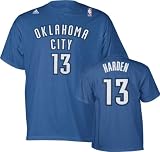 James Harden adidas Blue Name and Number Oklahoma City Thunder T-Shirt Amazon.com