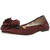 ALL BLACK Women's 907079 Flat with Detachable Flower