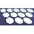 12 Oval Mirrors Jewelry Showcase Display