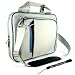 Kroo Pink and Gray Creamy Carrying Case Optional Shoulder Strap For Amazon Kindle DX Now with More Space, More Durable, Looks CooL + Includes a 4-inch Determination Hand Strap (Accessory Pack is Also Compatible with New Kindle DX Wireless Reading Device 9.7" Display Latest Generation)