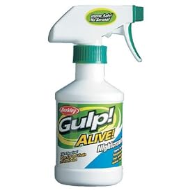 Click here to buy Gulp Attractant 8oz Spray Bottle Night Crawler Scent - Pure Fishing GSP8-NCR,....