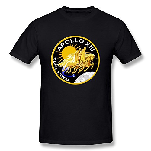 Jahei Custom NASA Short Sleeve Tee For Youth Black Medium