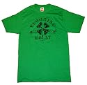 TS703 Flogging Molly Shamrock Irish Rock Band Distressed T-Shirt