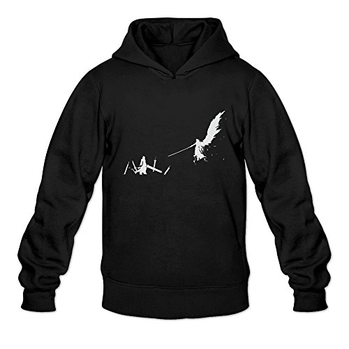 Men’s Final Fantasy VII Fashion Long Sleeve Hoody M Black Men’s Final Fantasy VII Fashion Long Sleeve Hoody M Black