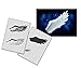 UMR-Design AS-283 Angel Wing Airbrushstencil Step by Step Size M