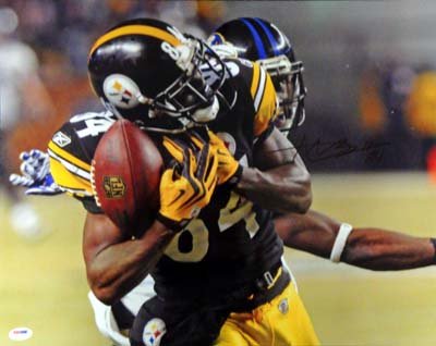 Antonio Brown Autographed Pittsburgh Steelers 16x20 Photo PSA/DNA