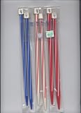 Susan Bates Patriotic 10in Single Point Knitting Needle Gift Set Size 11 13 15