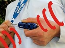 Junior Alarm blau Schutzalarm für Kinder und Jugendliche