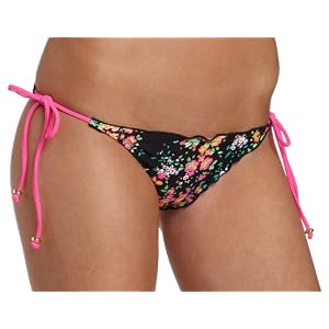 Buy Sofia by ViX Ladies Ditsy String Tie Side Brazil Bikini Bottom
