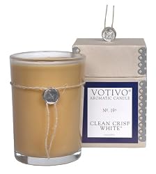 Votivo 6.8 oz Candle Clean Crisp White