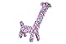 EXPAWLORER Cotton Dental Teaser Puppy Pet Chew Rope Toys for Small Dog Biting 8-inch,Assorted Color Giraffe