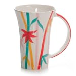 Hues & Brews 12-Ounce Mug Bamboo, Set of 4