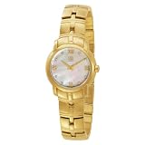ESQ by Movado Women's 7101348 Muse Gold-Tone Mother-of-Pearl Dial Watch