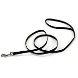 Coastal Pet Products DCP304Black Nylon Collar Lead for Pets, 3/8-Inch by 4-Feet, Black
