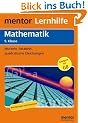 Mathematik: Algebra 9. Klasse: Wurzeln, Parabeln, quadratische Gleichungen. Auch f�r G8