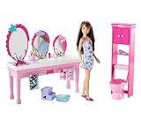 Barbie - T7535 -  Mobilier de Poupée - Mobilier Barbie et Ses Soeurs - Salle de Bain