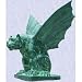 Gothic bronze Statue Medieval Sculpture European Gargoyle (The Digital Angel)