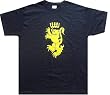 CROWNED LION - Black, White, Red, Grey Or Green T-shirt