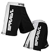 SPRAWL GRIPFLEX COMPETITION BLACK WITH WHITE FIGHT SHORTS SIZE 38