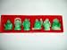 Six Jade Clear Color Lucky Happy Buddha Statues