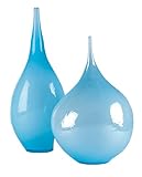 IMAGE OF Lazy Susan Pearlized Sea Hand Blown Bottle, Large