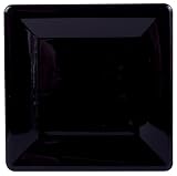 Caspari 7-Inch Square Lacquer Tray, Black