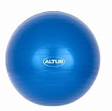 Altus Athletic 55cm 600-Pound Body Ball with DVD (Metallic Blue)