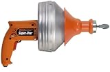General Pipe Cleaners SV D WC NA Super Vee Small Line Motorized Drain Cleaner with One 25 Ft x 5 16