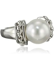 Honora "Metro" White Freshwater Cultured Pearl Ring, Size 7