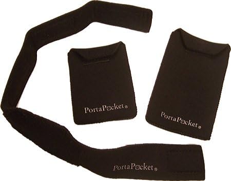 Portapocket Essentials+, a Strap-on-the-body Carrying Case / Purse Alternative / Travel and Security Wallet System. Allows Hands-free Carry of IDs, Cash, Cards, Make-up, MP3 Players, More. THE Solution for Safe & Discreet Storage When You Have No Pockets. Moisture & Sweat Resistant. Easy Solution for NFL Bag Ban!