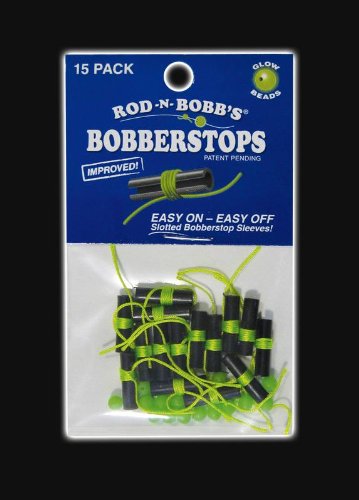 Rod-N-Bob's Bobber Stops with Glow Beads (15-Pack)