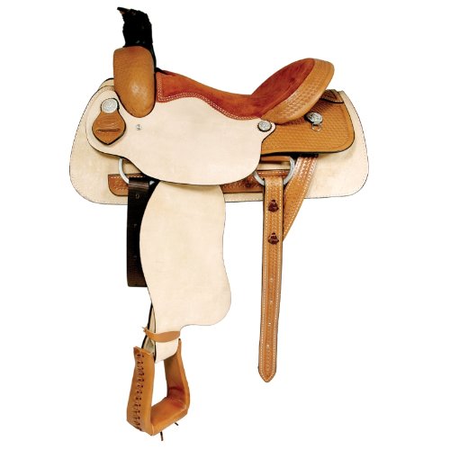 15 16 17 Dakota Roping Saddle - Roughout