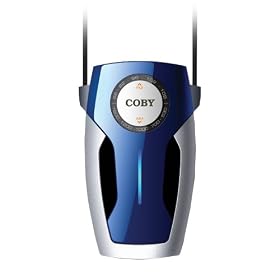 Coby CX90BLK Digital Pocket AM FM Radio  Black