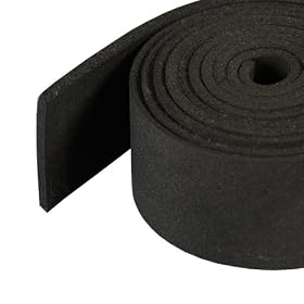 SPONGE NEOPRENE STRIPPING 1 INCH WIDE X 1/16 INCH THICK X 100 FEET LONG
