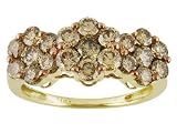 10KT 2.00CTW CHAMPAGNE DIAMOND RING